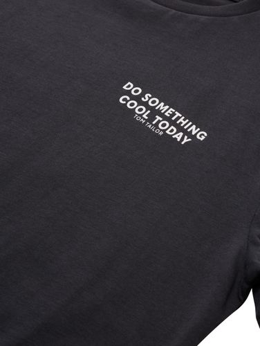 TOM TAILOR T-Shirt mit Print am Rücken