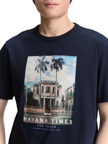 TOM TAILOR T-Shirt mit Foto-Print