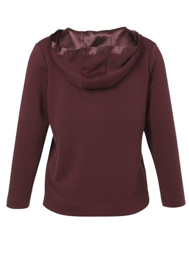 FRAPP Sweatshirt Kapuze 1/1 Arm Materialmix
