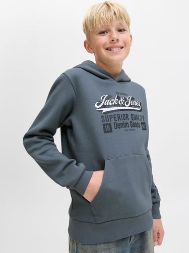 JACK & JONES JJELOGO SWEAT HOOD 2 COL 25/26 NOOS JNR
