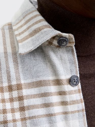 JACK & JONES JPRRAYLE MELANGE CHECK L/S OVERSHI PLS