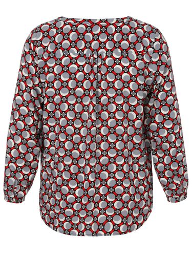 VIA APPIA Bluse V-Ausschnitt 1/1 Arm Druck