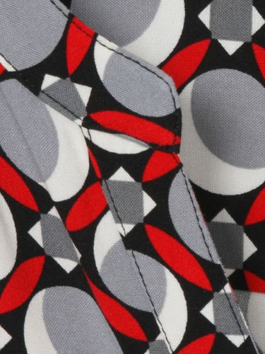 VIA APPIA Bluse V-Ausschnitt 1/1 Arm Druck