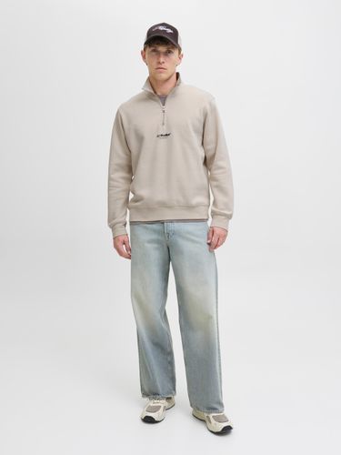 JACK & JONES JJESOHO SWEAT QUARTER ZIP HN NOOS