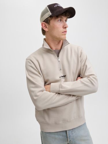JACK & JONES JJESOHO SWEAT QUARTER ZIP HN NOOS