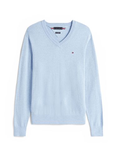 TOMMY HILFIGER PIMA ORG CTN CASHMERE V NECK