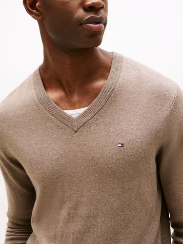 TOMMY HILFIGER PIMA ORG CTN CASHMERE V NECK