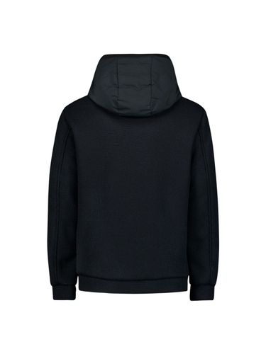 Jacket Short Fit Sealed Hooded Knitted Mix