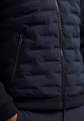 Jacket Short Fit Sealed Hooded Knitted Mix