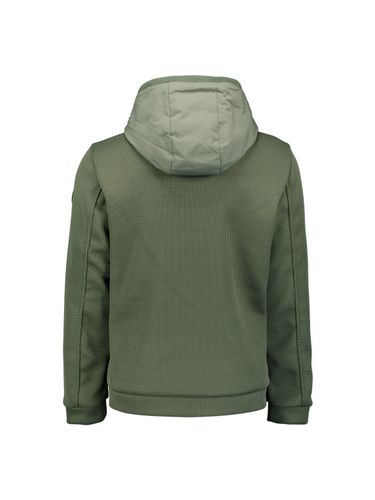 Jacket Short Fit Sealed Hooded Knitted Mix