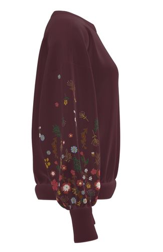 ONLBROOKE L/S O-NECK FLOWER SWT NOOS