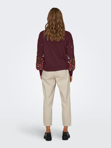 ONLBROOKE L/S O-NECK FLOWER SWT NOOS