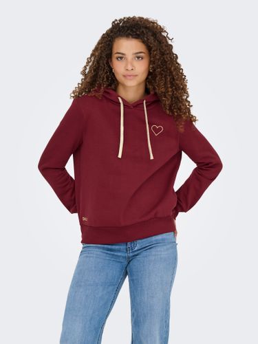 ONLNOLI L/S HEART HOOD SWT NOOS