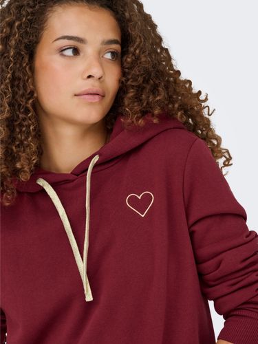 ONLNOLI L/S HEART HOOD SWT NOOS