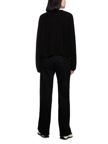 Nahtloser Cardigan – "Knitted in Germany"