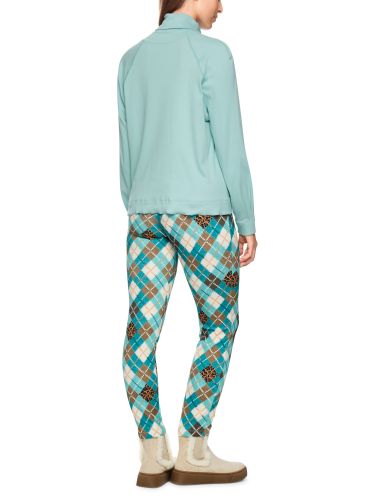 Langarmshirt mit Rollkragen & Tunnelzug