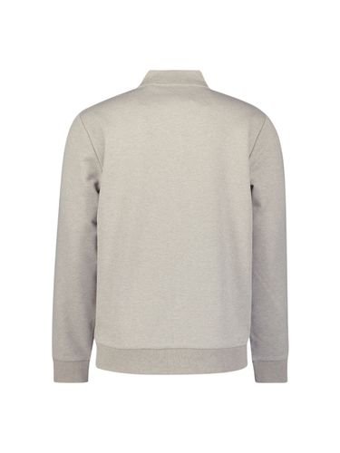 Sweater Full zip College Collar Twill Relief
