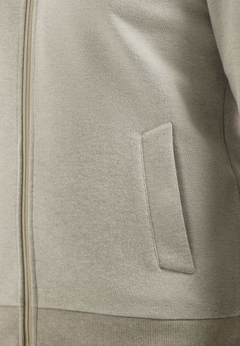 Sweater Full zip College Collar Twill Relief