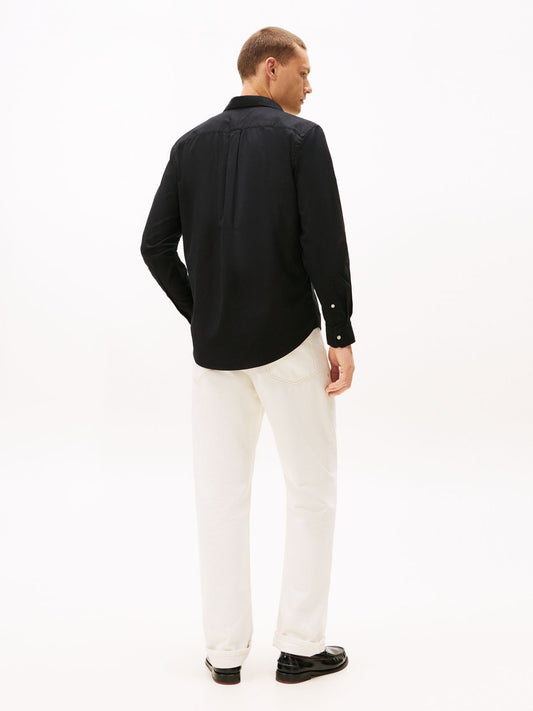 TOMMY HILFIGER FLEX FLANNEL SOLID RF SHIRT