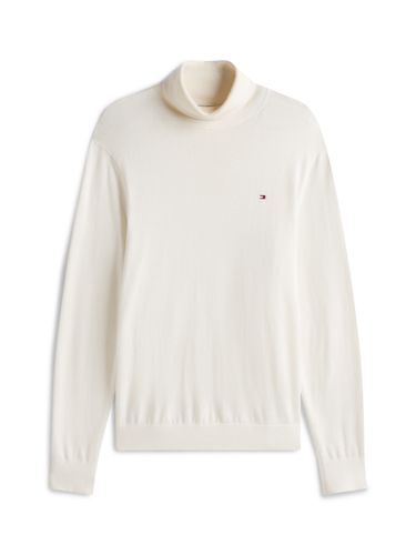 TOMMY HILFIGER PIMA ORG CTN CASHMERE ROLL NECK