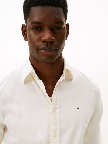 TOMMY HILFIGER FLEX FLANNEL SOLID RF SHIRT