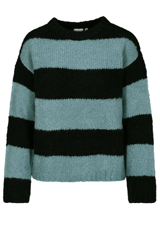 THE FASHION PEOPLE Fluffy striped Pullover