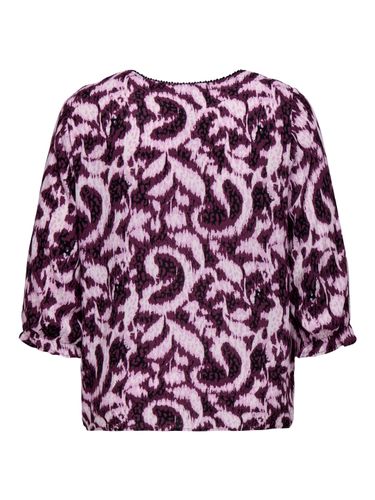 ONLY CARMAKOMA CARTYLA LIFE 3/4 BLOUSE AOP