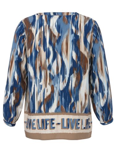 VIA APPIA Bluse V-Ausschnitt 1/1 Arm Druck
