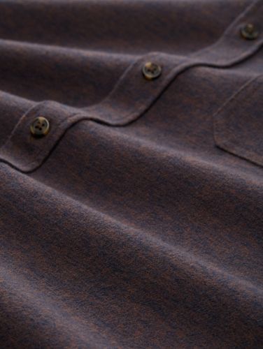 TOM TAILOR Regular Fit Soft-Touch Hemd in Melange-Optik