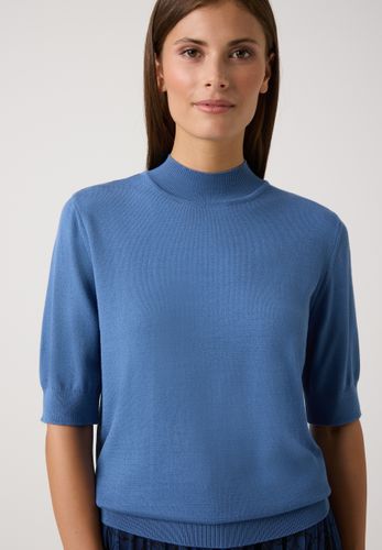 MORE & MORE Turtleneck-Pullover mit kurzen Ärmeln