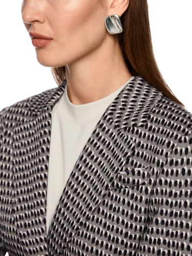 Taillierter Blazer aus Scubajersey