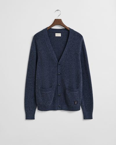 GANT Mouliné Strickjacke aus Wollmix