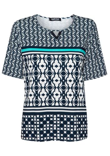 FRANK WALDER Shirt Nizza mit dekorativem Ausschnitt Default Title