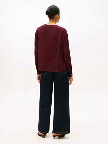 TOMMY HILFIGER SOFT VIS LS RELAXED BLOUSE