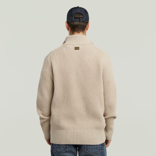 G-STAR Essential half zip knit