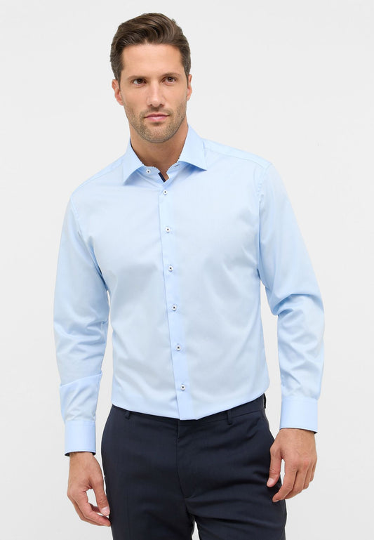 ETERNA Dynamic Cotton Popeline Langarm