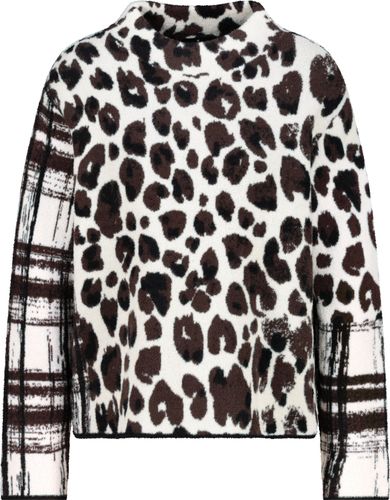 Pullover, schwarz gemustert