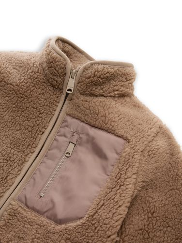 TOM TAILOR Teddy Sweatjacke mit Fleece