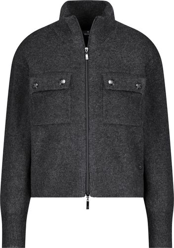 MONARI Strickjacke, anthra melange