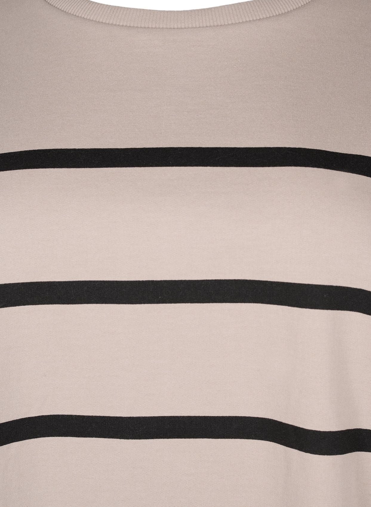 ZIZZI Sweatshirt mit Rundhalsausschnitt
