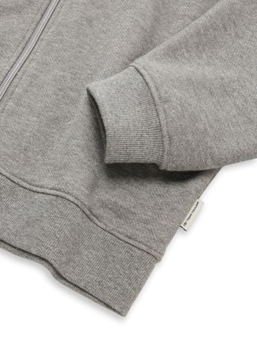 Cropped Hoodie Sweatjacke in Glitzer-Optik