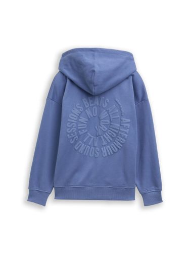 Oversize Hoodie Sweatjacke mit Rückenprint