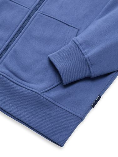 Oversize Hoodie Sweatjacke mit Rückenprint