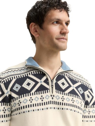 TOM TAILOR Fair-Isle Troyer Strickpullover