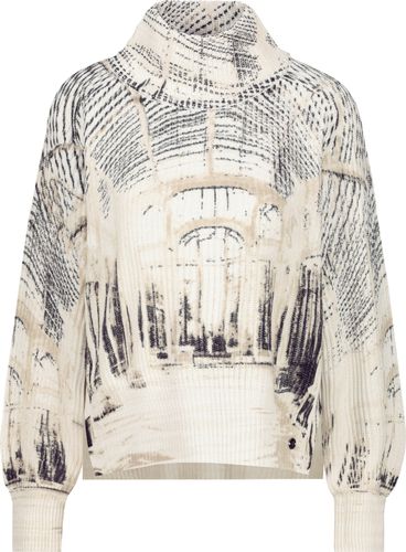 MONARI Pullover, almond gemustert