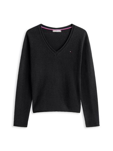 TOMMY HILFIGER SOFT WOOL V-NK LS SWEATER