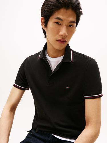 TOMMY HILFIGER TIPPED SLIM FIT POLO