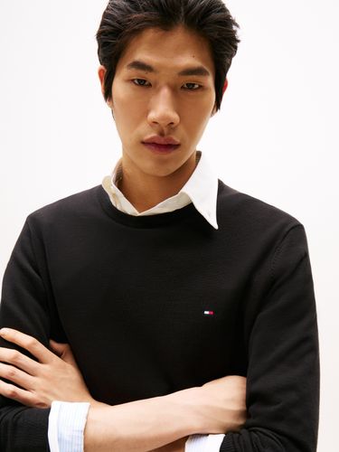 TOMMY HILFIGER CORE ESSENTIAL COTTON CREW NECK