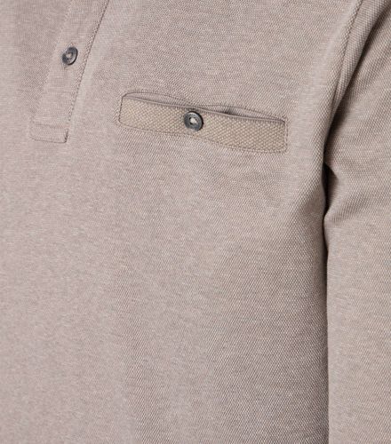 CASA MODA Polo-Shirt Langarm