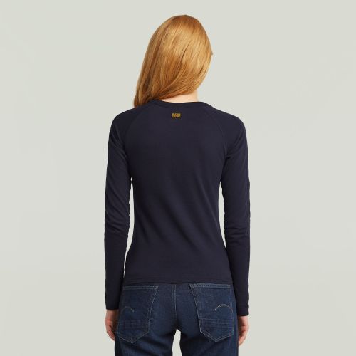 G-STAR Embro patch slim r t l\s wmn